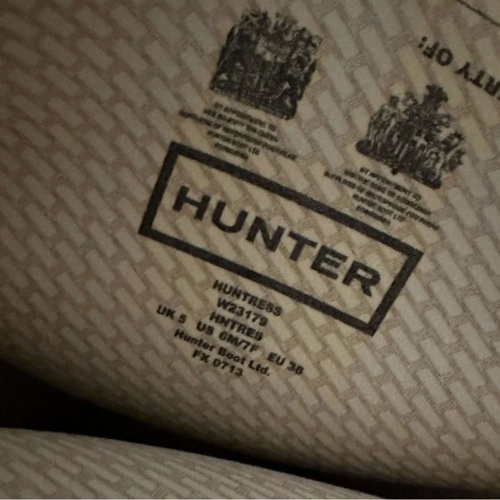 31. Hunter Black tall Boots - Picture 5 of 8